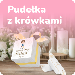 Pudełka z krówkami