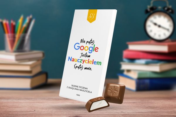 Czekolada - Prezent na Dzień Nauczyciela - Nie pytaj Google