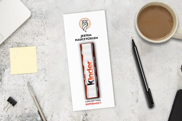 Czekoladka Kinder - Prezent na Dzień Nauczyciela - Supermoce 2