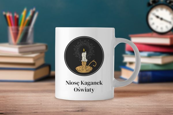 Kubek na Dzień Nauczyciela - Kaganek Oświaty