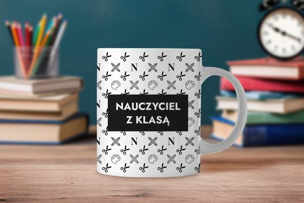 Kubek na Dzień Nauczyciela - Nauczyciel z klasą