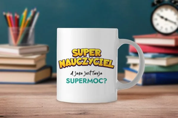 Kubek na Dzień Nauczyciela - Supermoce 1