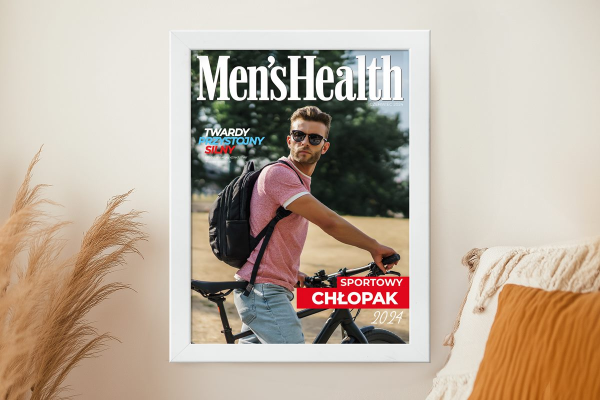 Personalizowana okładka - Prezent na Dzień Chłopaka - Men's Health- Plakat