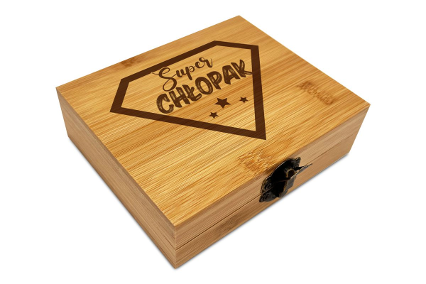 Kamienne Kostki do Whisky - Prezent na Dzień Chłopaka - Wzór 2 - Super Chłopak