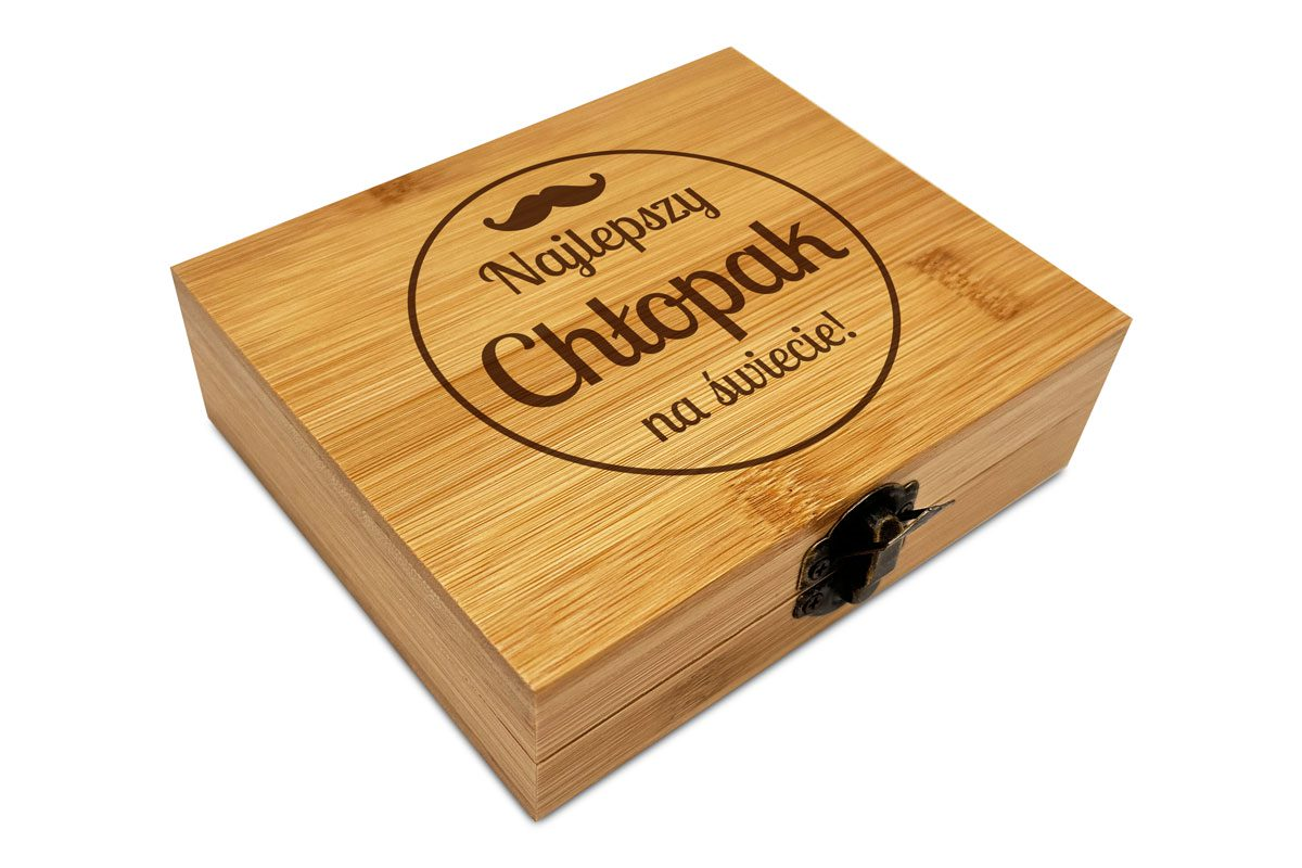 Kamienne Kostki do Whisky - Prezent na Dzień Chłopaka - Wzór 3 - Najlepszy Chłopak