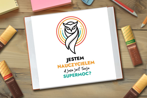 Merci z Owijką - Prezent na Dzień Nauczyciela - Wzór 6 - Supermoce 2