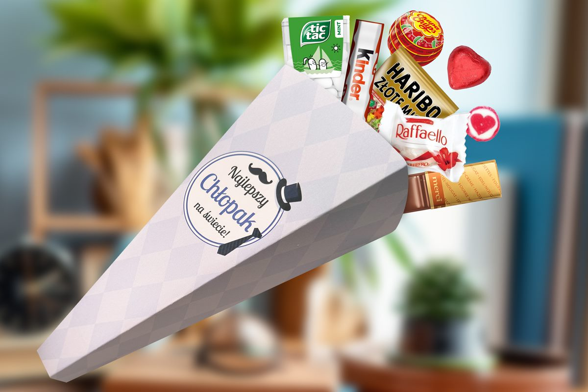 Róg obfitości - Prezent na Dzień Chłopaka - Wzór 3 - Najlepszy Chłopak