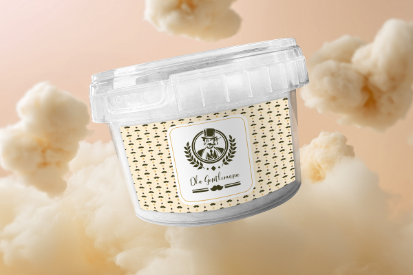 Wata cukrowa - Prezent na Dzień Chłopaka - Wzór 1 - Dla Gentlemana