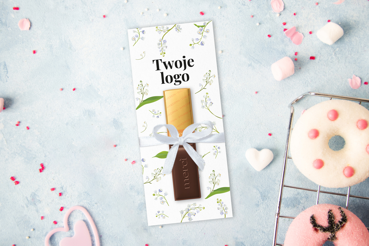 Upominek Merci - Z twoim logiem, projektem - Dla firm - Wzór 3