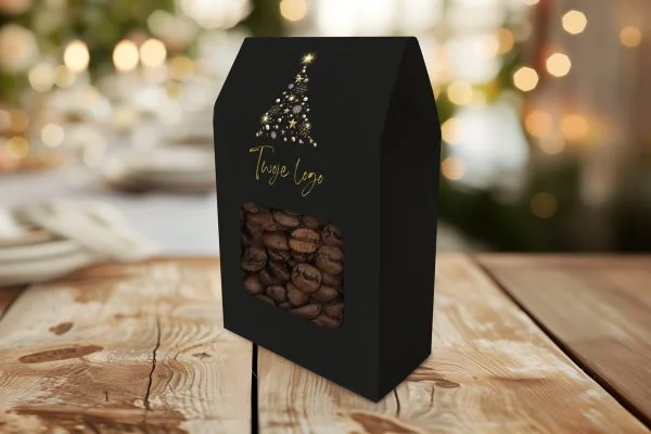 Kawa 20 g - Prezent na Święta - Twój projekt, twoje logo - Choinka