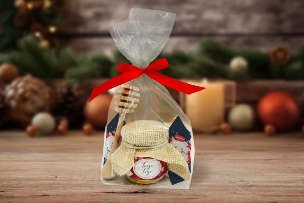 Zestaw Świąteczny - MINI - Twój projekt, twoje logo - Wzór 1 - Świąteczne Prezenty