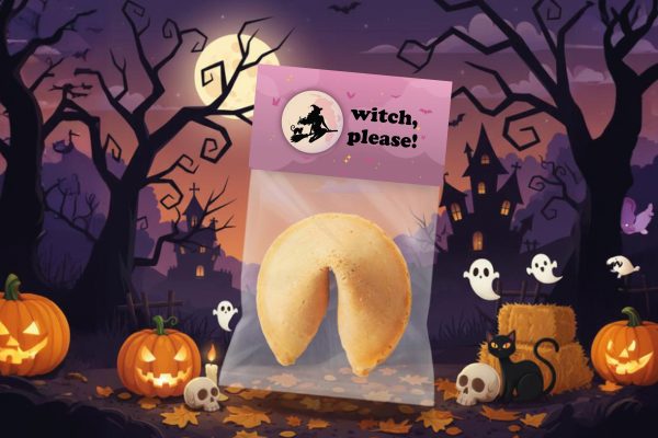 Ciasteczko z wróżbą - Słodycze na Halloween - Witch, please