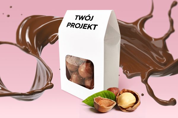 Orzechy w czekoladzie w pudełeczku - Dla firm