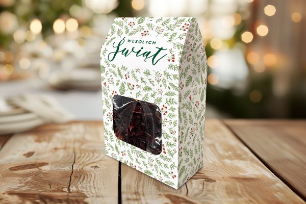 Świąteczna herbata w pudełku 20 g - Ostrokrzew