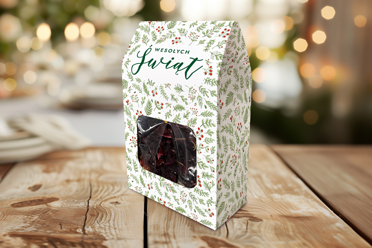 Świąteczna herbata w pudełku 20 g - Ostrokrzew
