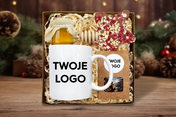 Zestaw Świąteczny - Kubek pełen Świąt - Twój projekt, twoje logo