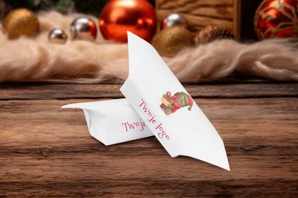 Świąteczne Krówki - 1 KG - Twój projekt, twoje logo - Wzór 5 - Pierniczek