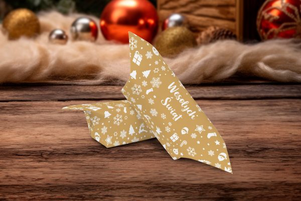 Krówki Świąteczne 1KG - Wzór 1 - Złote Święta