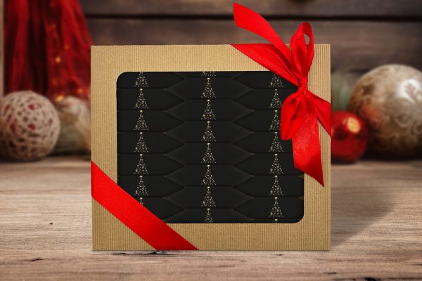 Świąteczny Box prezentowy - Eleganckie 32 krówki - Wzór 3 - Choinka