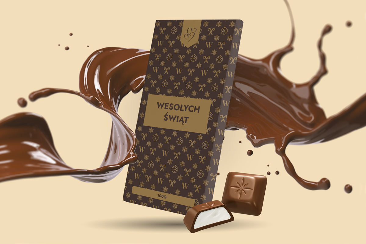 Czekolada Świąteczna - Wzór 4 - Święta z klasą