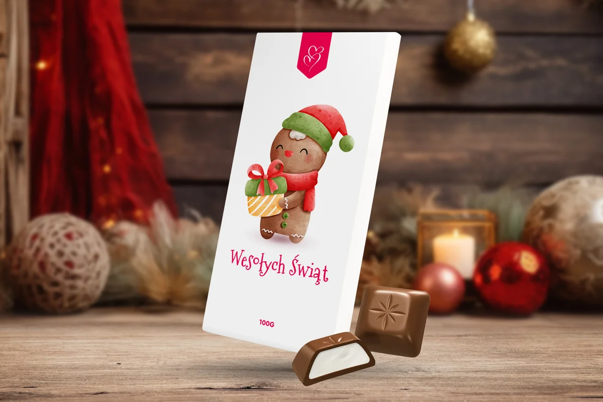 Czekolada Świąteczna - Wzór 5 - Pierniczek