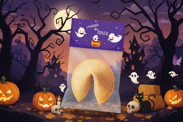 Ciasteczko z wróżbą - Słodycze na Halloween - Cukierek albo psikus