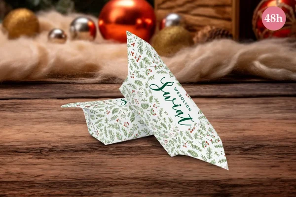 Krówki Świąteczne 1KG - EXPRESS 48h - Wzór 2 - Ostrokrzew