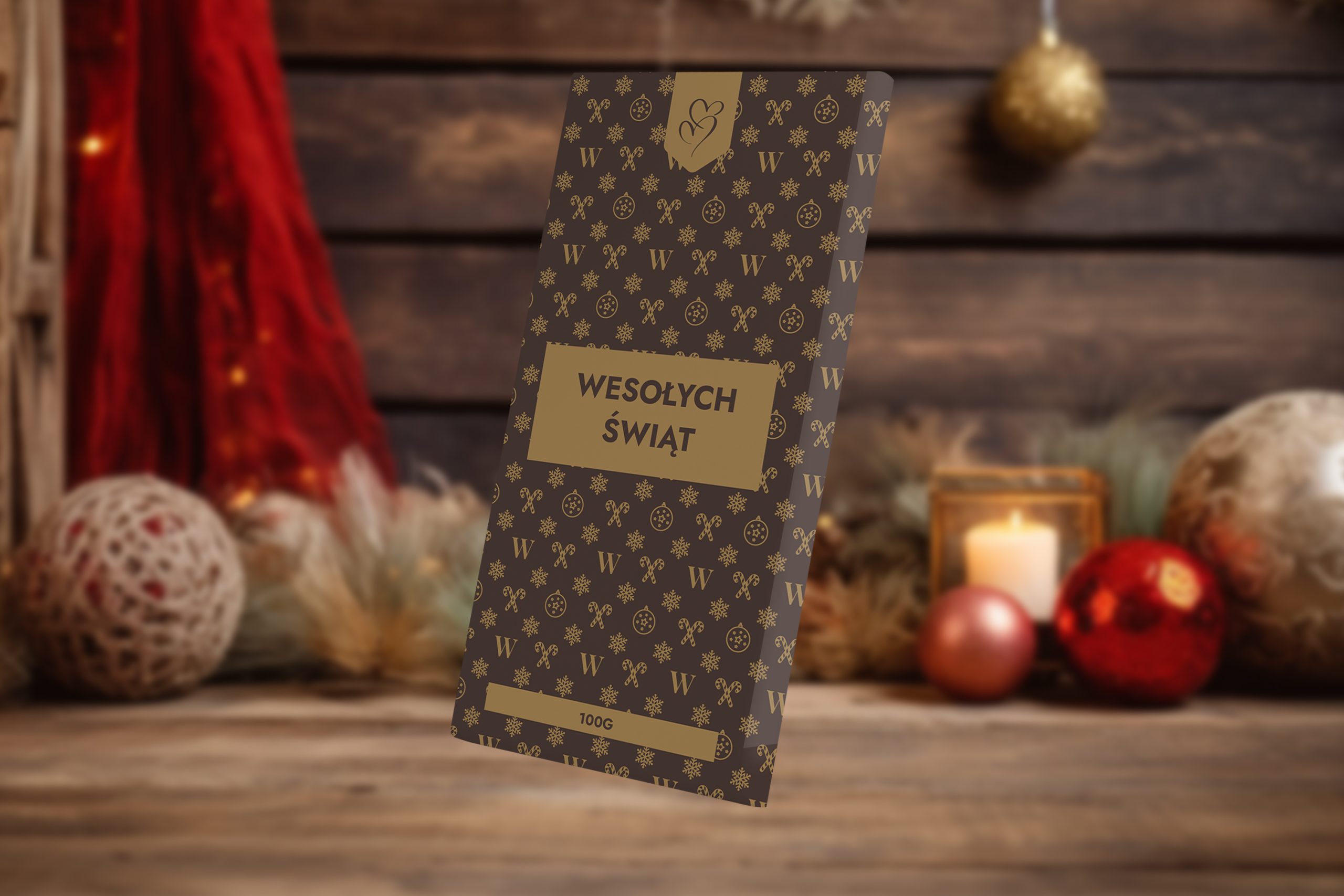 Czekolada Świąteczna - Wzór 4 - Święta z klasą