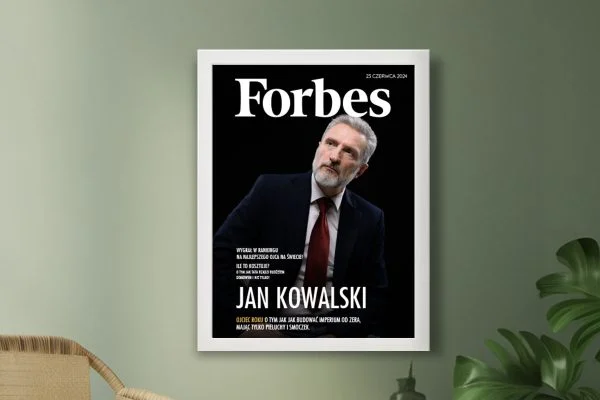 Personalizowana okładka - Prezent na Dzień Dziadka - Forbes - Plakat