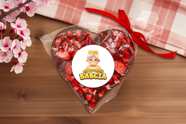 Czekolada serce 85g - Prezent dla Babci