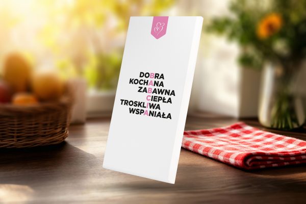 Czekolada - Prezent na Dzień Babci i Dziadka - Wzór 2 - Krzyżówka