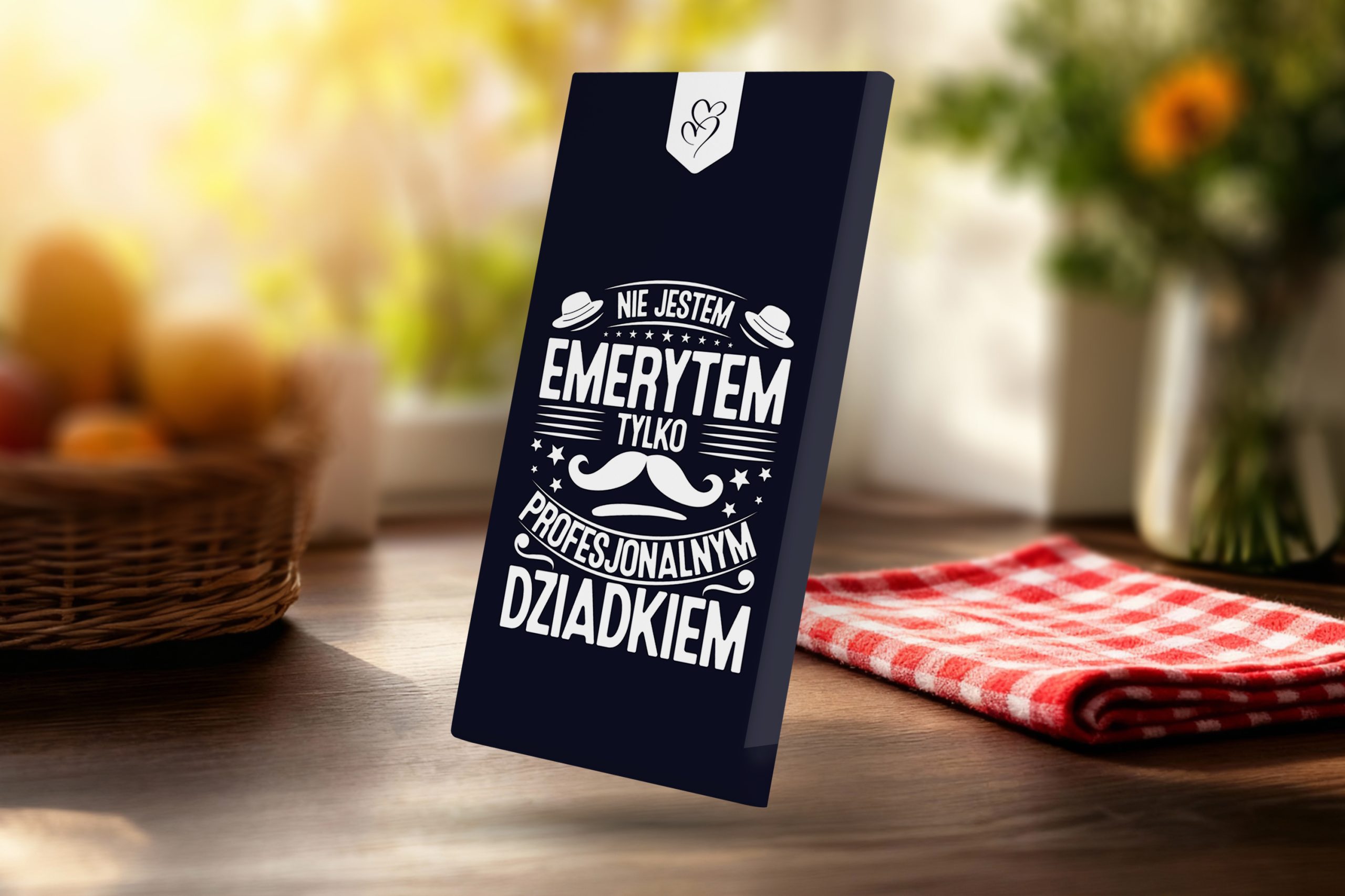 Czekolada - Prezent na Dzień Babci i Dziadka - Wzór 4 - Pro Dziadek