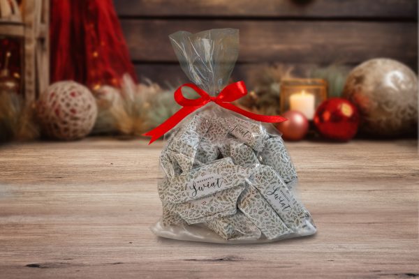 Zestaw Mikołajkowy z krówkami w celofanie – Ostrokrzew