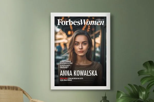 Personalizowana okładka - Prezent na Dzień Babci - Forbes - Plakat