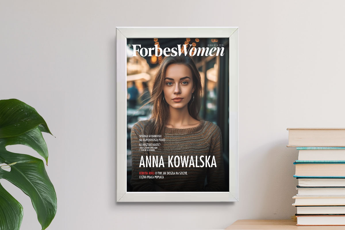 Personalizowana okładka - Prezent na Dzień Babci - Forbes - Plakat