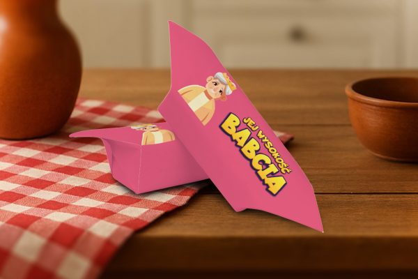 Krówki Express 48h - Prezent na Dzień Babci i Dziadka - Wzór 1 - Jej Wysokość Babcia