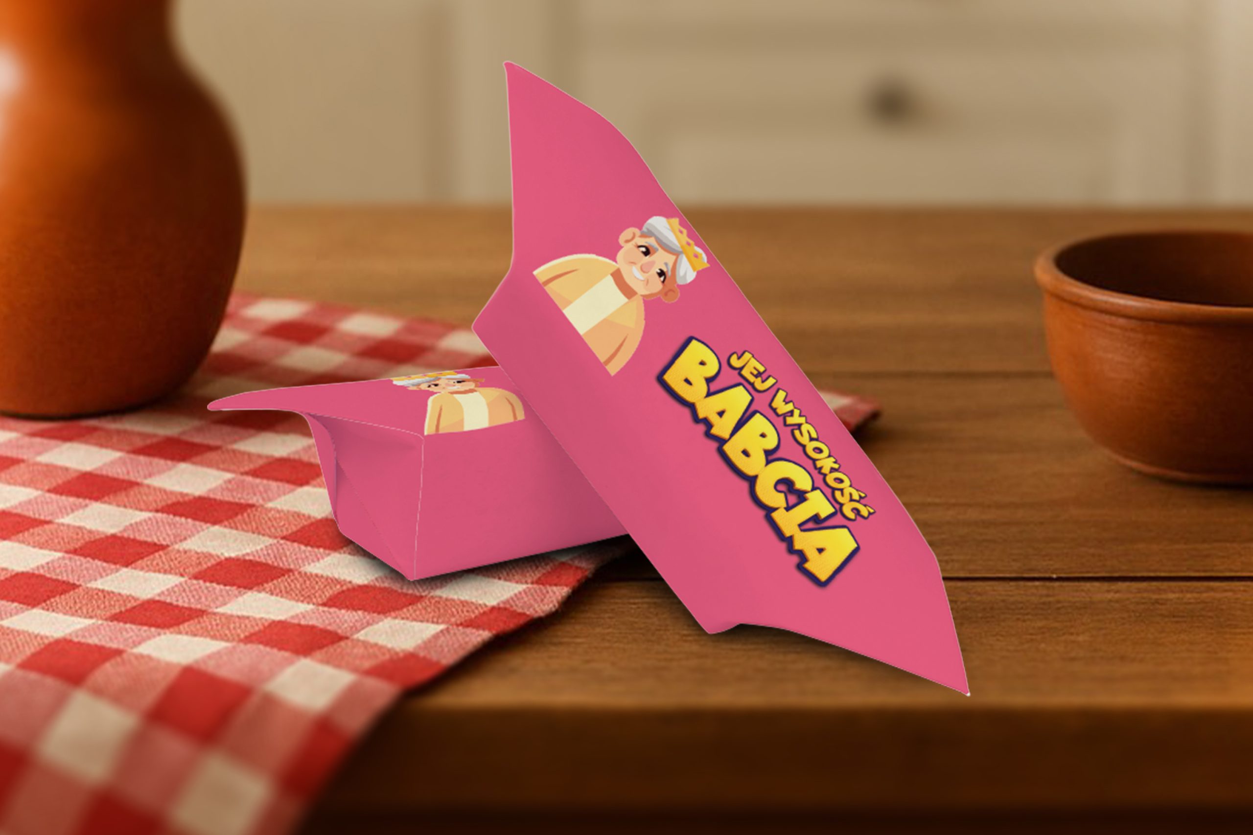 Krówki Express 48h - Prezent na Dzień Babci i Dziadka - Wzór 1 - Jej Wysokość Babcia