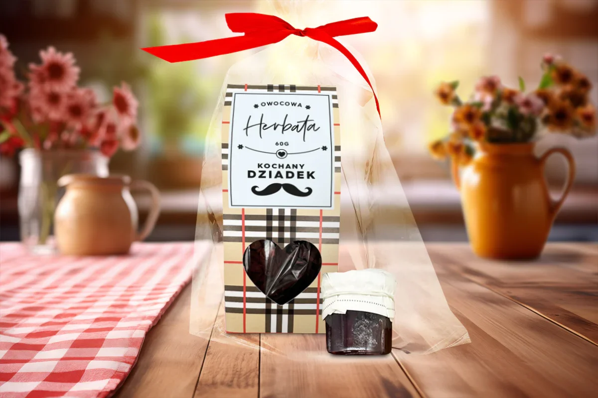 Zestaw Prezentowy 4 - dla Dziadka - Herbata, konfitura