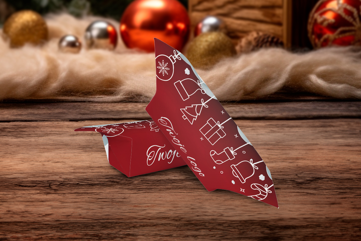 Krówki Świąteczne personalizowane 1KG - Wzór 12