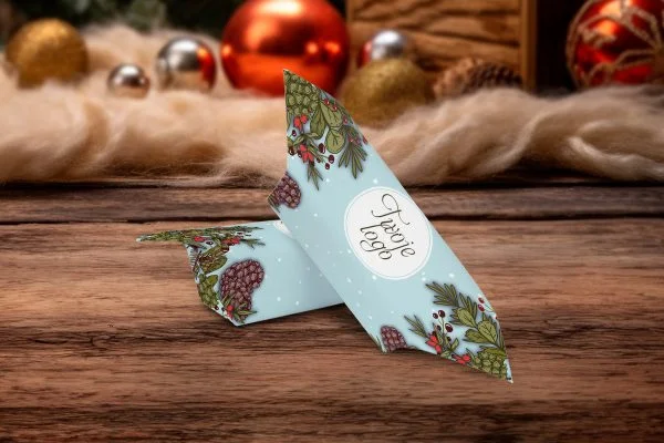 Krówki Świąteczne personalizowane 1KG - Wzór 17