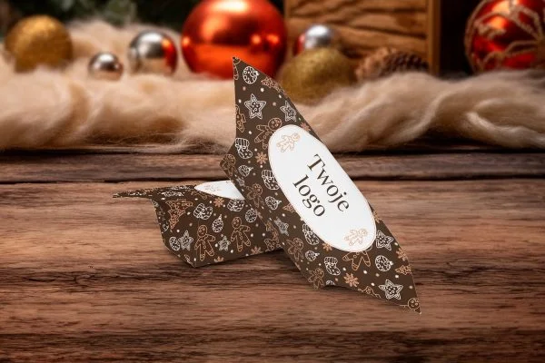 Krówki Świąteczne personalizowane 1KG - Wzór 10