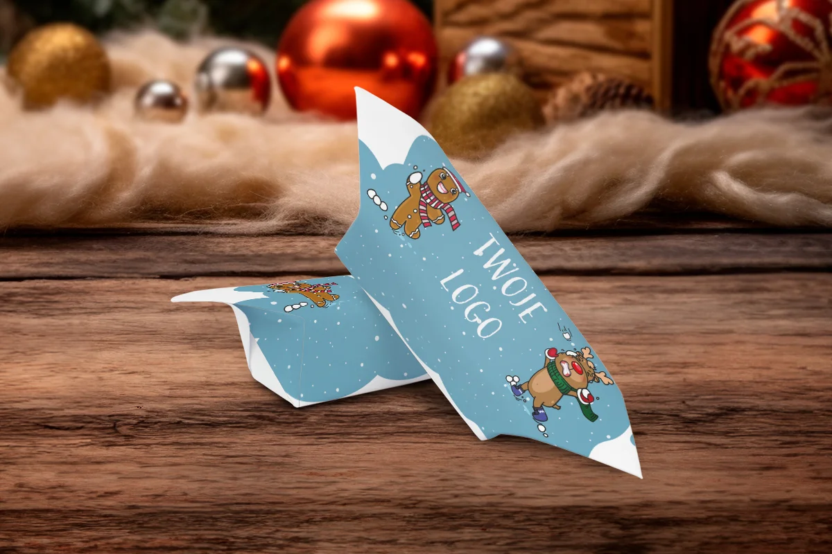 Krówki Świąteczne personalizowane 1KG - Wzór 23