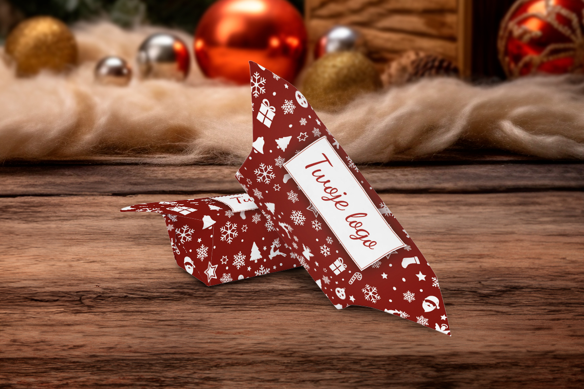 Krówki Świąteczne personalizowane 1KG - Wzór 6