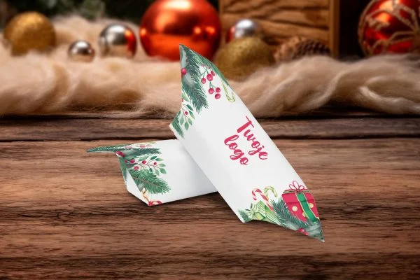 Krówki Świąteczne personalizowane 1KG - Wzór 8