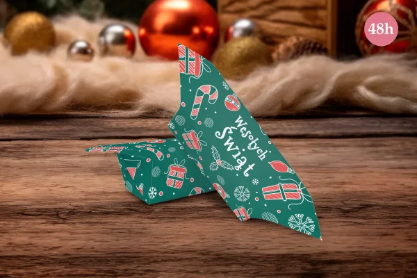 Krówki Świąteczne 1KG - EXPRESS 48h - Wzór 7 - Zieleń świąt