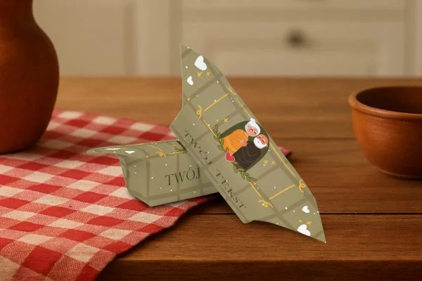 Krówki na Dzień Babci i Dziadka personalizowane 1KG - wzór 1