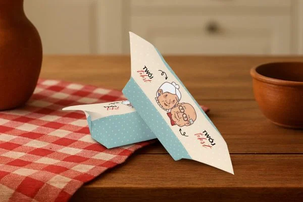 Krówki na Dzień Babci i Dziadka personalizowane 1KG - wzór 2