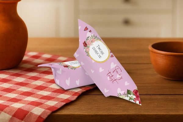 Krówki na Dzień Babci i Dziadka ze zdjęciem - personalizowane 1KG - wzór 2