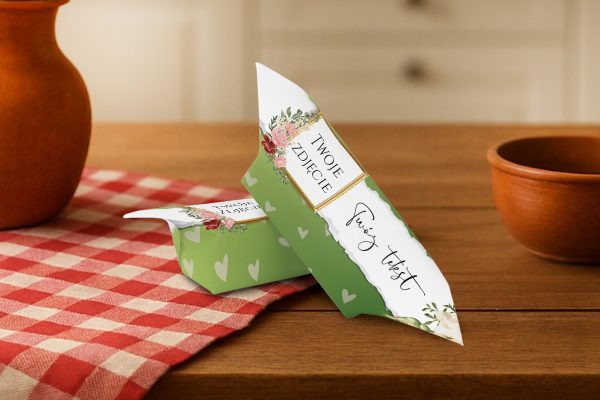 Krówki na Dzień Babci i Dziadka ze zdjęciem - personalizowane 1KG - wzór 3