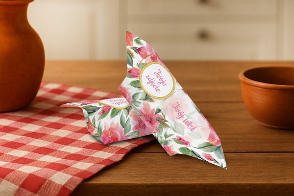 Krówki na Dzień Babci i Dziadka ze zdjęciem - personalizowane 1KG - wzór 4